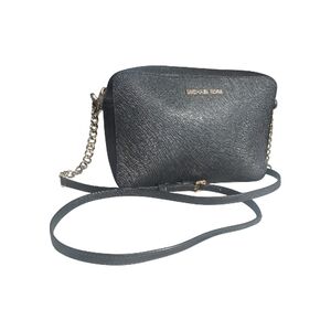 Michael Kors Black Jet Set East West Large Crossbody Bag Designer Preppy Chic